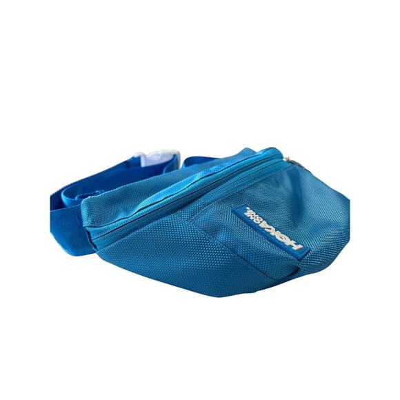 Hoka One One Fanny Hip Pack Everywhere Belt Bag 3 Zipper Blue Outdoor Sports EUC - Picture 8 of 11